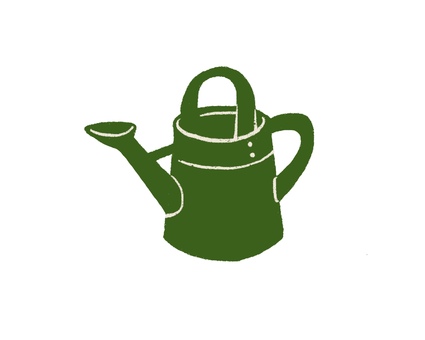 ジョウロ01 ジョウロ,園芸,ガーデニング,庭,緑のイラスト素材