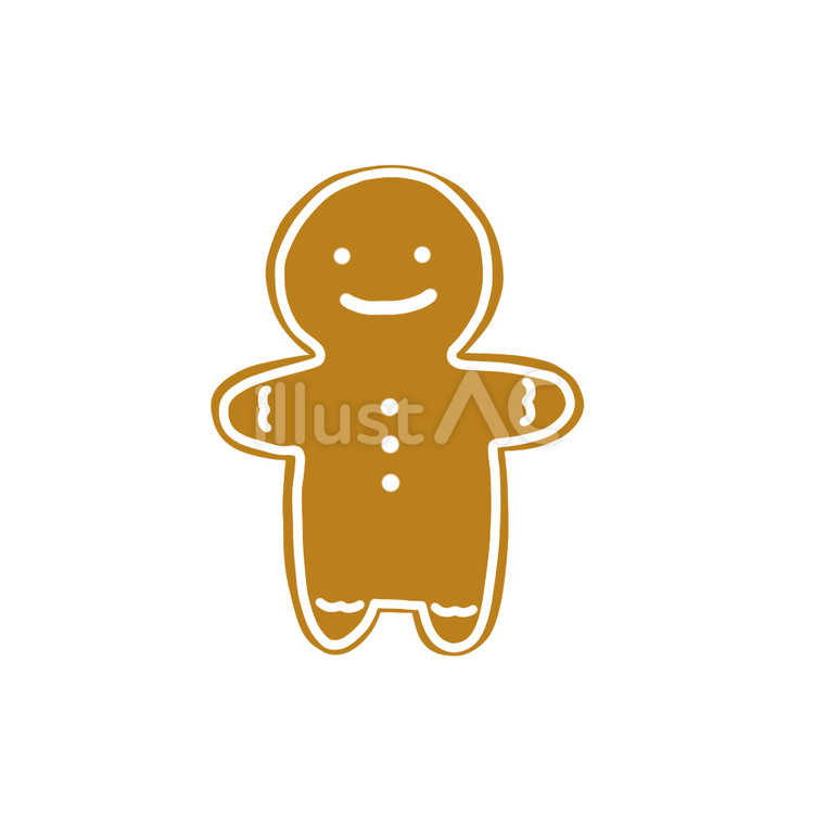 おとこのこのクリスマスクッキー クッキー,チョコ,お菓子のイラスト素材