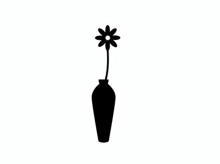花瓶に生けた花の白黒アイコン 花瓶に生けた花の白黒アイコン 花,花瓶,シルエット,アイコン,自然,シンプル,白黒,モノクロ,観葉植物,お洒落のイラスト素材