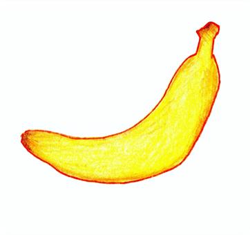 手書き風イラストバナナイラスト 無料イラストなら イラストac