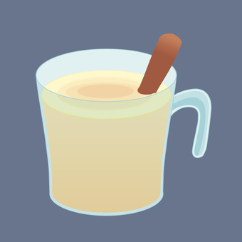Eggnog (with cinnamon stick), JPG, PNG and AI Eggnog (with cinnamon stick), , JPG, PNG and AI