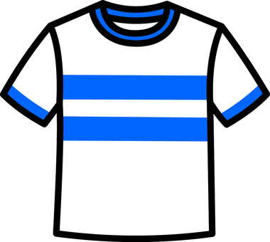 青のユニフォームです。