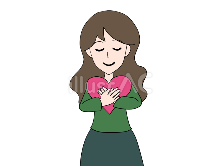 かけがえのないもの 大切,ハート,抱きしめるのイラスト素材