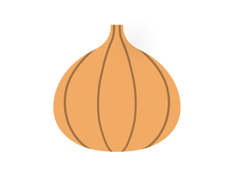 主線なしオレンジ色の玉ねぎのイラスト 食べ物,野菜,玉ねぎ,皮,農作物のイラスト素材