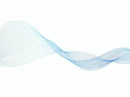 Illustration, waveform, background, blue, 