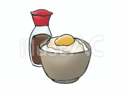 卵かけごはんとしょうゆ