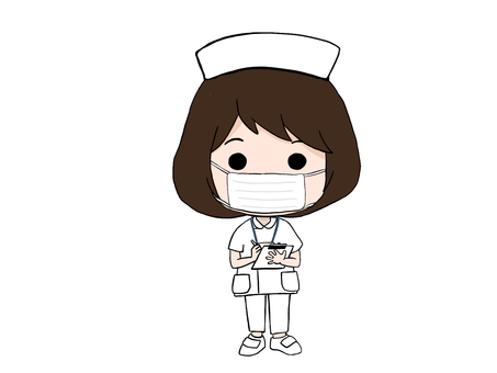 Illustration, nurse, female, hospital, 