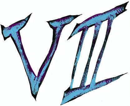 ８ ローマ数字,数字,おしゃれ,手描き,漫画素材,ゲーム素材のイラスト素材