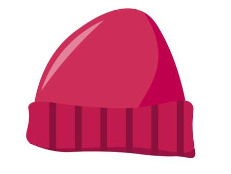 赤いニット帽 赤いニット帽 ニット帽,帽子,冬,防寒,対策,ファッション,被り物,毛糸,赤い,温かいのイラスト素材