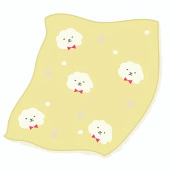 可愛いひざ掛け(犬) ひざ掛け,毛布,かわいい,犬,雑貨,生活雑貨,暖かい,ベクターのイラスト素材