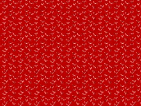 BG double leaf mini red, futaba, background, background material, JPG, PNG and AI