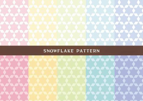 插图, 雪晶, 处理, 背景, 