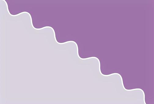 なみなみ半分背景（紫） なみなみ,半分,シンプル,ポップ,かわいい,背景,紫のイラスト素材