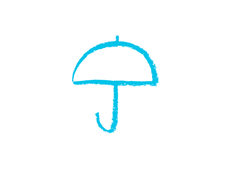 Illustration, umbrella, parasol, hand drawn, JPG, PNG and AI