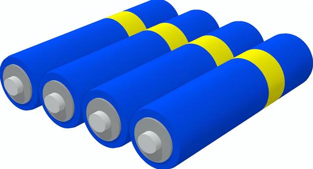 アルカリ乾電池 電化製品,電池,乾電池,アルカリ乾電池,アルカリ電池,バッテリー,電池パック,アルカリ,青色,蛍光色のイラスト素材