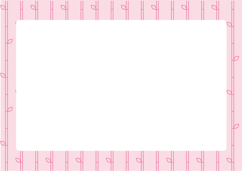 Pink bamboo frame, pattern, frame, frame, JPG, PNG and AI