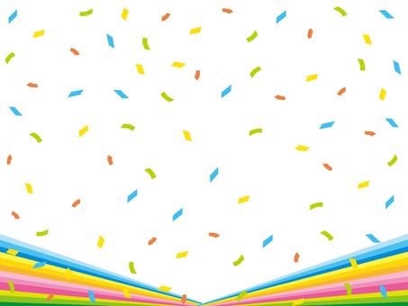 confetti cartoon background, , JPG, PNG and AI