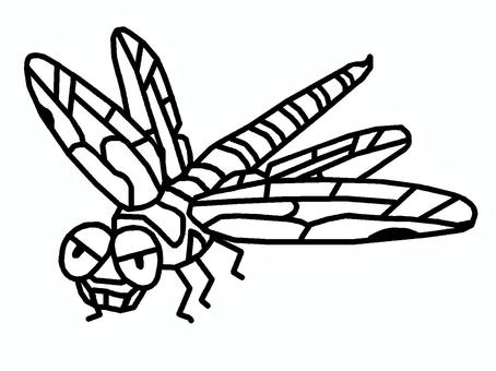 Illustration, dragonfly, insect, creatures, 