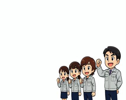 仲間とともに挑戦する現場チーム