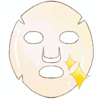 美容マスク マスク,美容,おしゃれ,水彩,鉛筆のイラスト素材