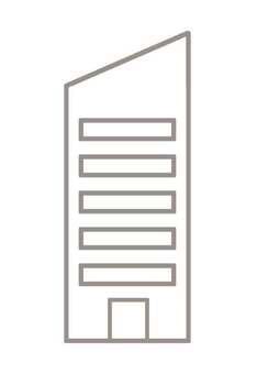 建物イラスト ビル,建物,企業,ビルディング,会社,賃貸,ビジネス,景観,シンプル,物件のイラスト素材
