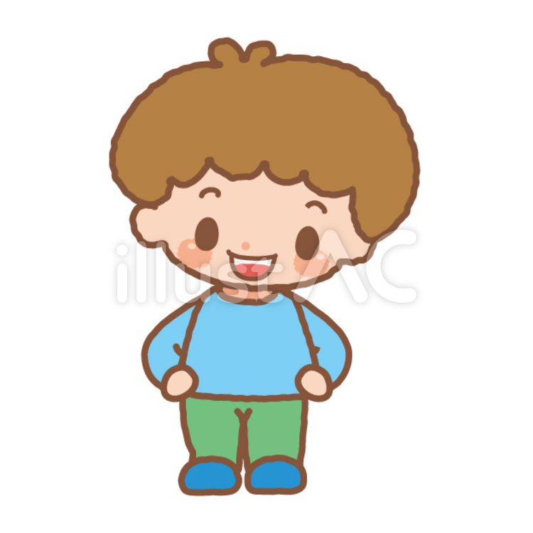 男の子 男の子,子供向けイラスト,笑顔のイラスト素材