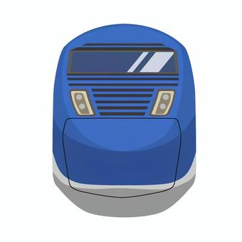 フリーゲージトレイン　ブルー