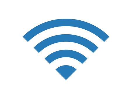 シンプルなWi-Fiマークのアイコン アイコン,wifi,カラー,図形,シンプル,オシャレ,ベクター,ネット,ネットワーク,インターネットのイラスト素材