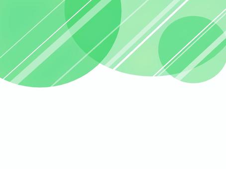 爽やかな円とラインがお洒落なデザイン