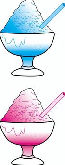 shaved ice, shaved ice, ice, summer festival, JPG, PNG and AI