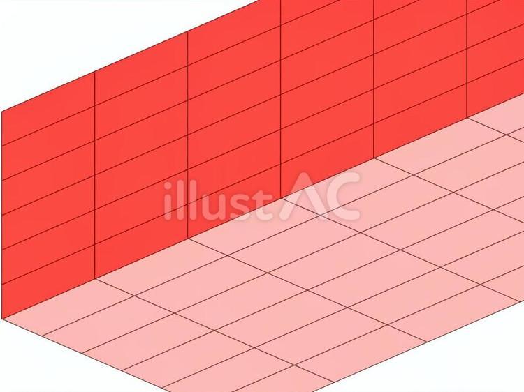 「屈折デザイン」罫線素材：B_05 屈折,折れ,デザインのイラスト素材