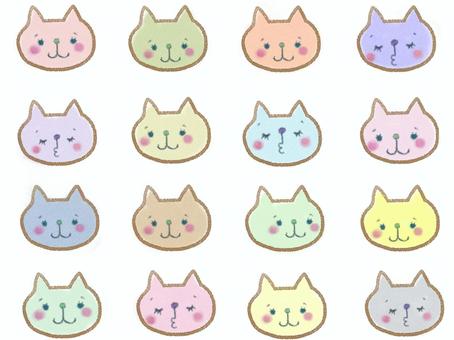 Cat face pattern, JPG and PNG Cat face pattern, cat, cat, pattern, JPG and PNG