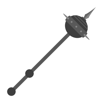 メイス メイス,武器,棍棒,打撃,攻撃,戦い,物,道具,中世,西洋のイラスト素材