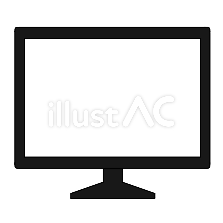 薄型テレビ(フレーム) テレビ,家電製品,フレームのイラスト素材