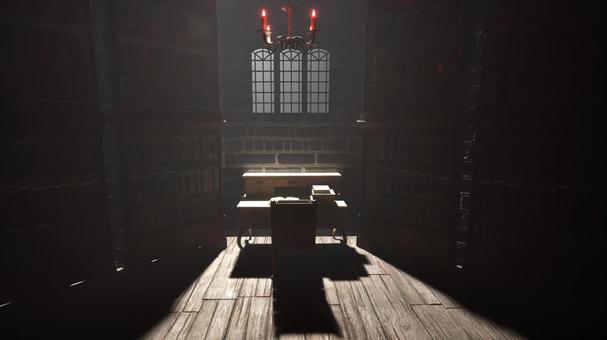 選ばれし者の書庫 ファンタジー,書斎,本棚,書庫,本,背景,部屋,空間,資料,アンティークのイラスト素材