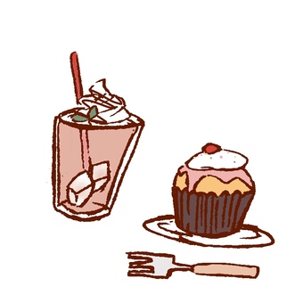 Cafe, cafe, sweets, sweetness, JPG and PNG