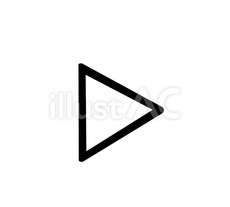 再生矢印ボタン 再生,矢印,動画のイラスト素材