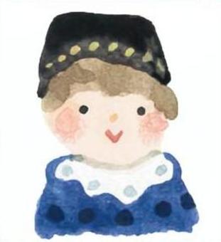 せかいのこども 水彩,手描き,民族衣装,子ども,帽子のイラスト素材