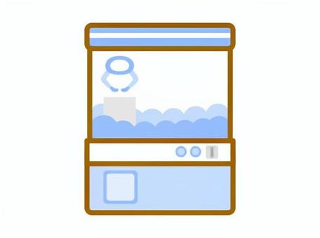 クレーンゲーム本体　ブルー クレーンゲーム,ゲーム,ゲームセンター,おもちゃ,生活のイラスト素材
