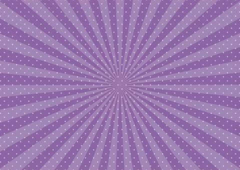 紫の放射線ドット2
