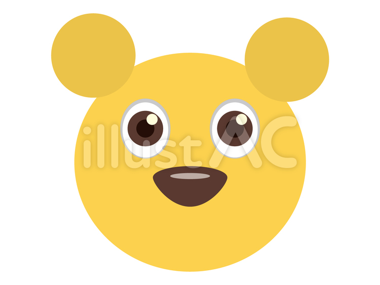 くま 森,熊,クマのイラスト素材