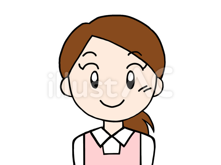 介護　女性　笑顔 介護,女性,笑顔のイラスト素材