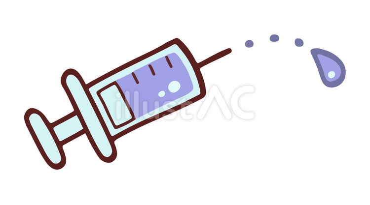注射器 注射器,注射,薬のイラスト素材