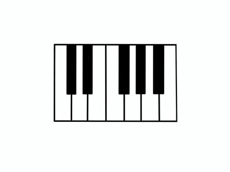 ピアノの鍵盤 ピアノの鍵盤 ピアノ,楽器,鍵盤のイラスト素材
