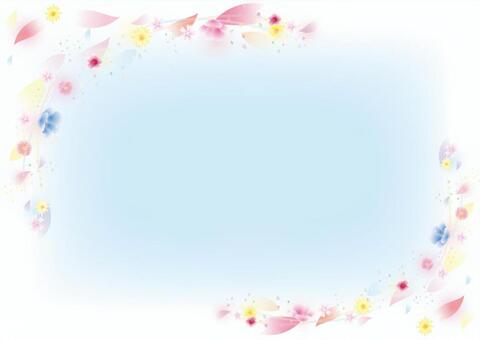 Flower frame, flour, frame, background, JPG, PNG and AI