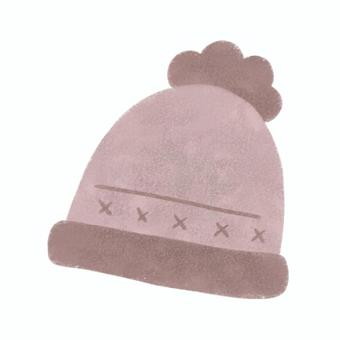 Illustration, hat, knit, winter, 