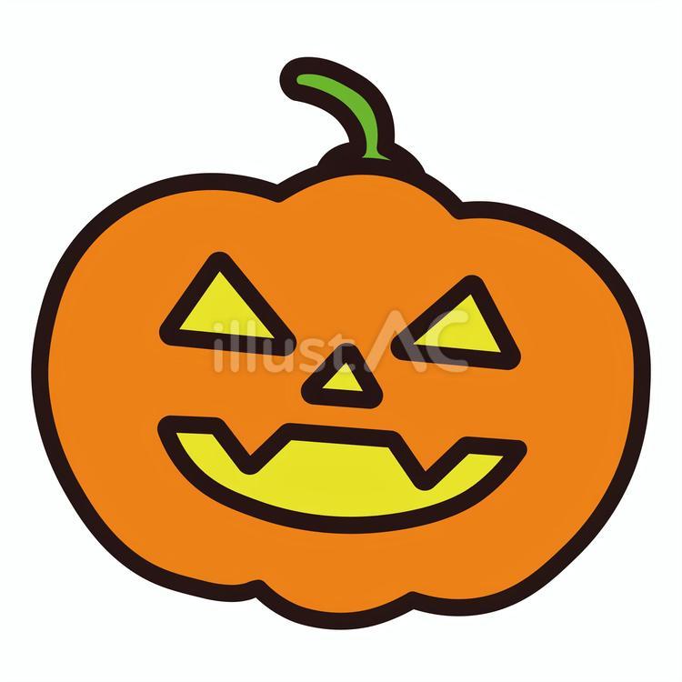かぼちゃ かぼちゃ,顔,ハロウィンのイラスト素材