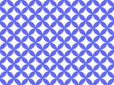 七宝文様の背景イラスト紫 七宝文様,伝統,日本,デザイン,円,縁起の良い,子孫繁栄,富,背景,素材のイラスト素材