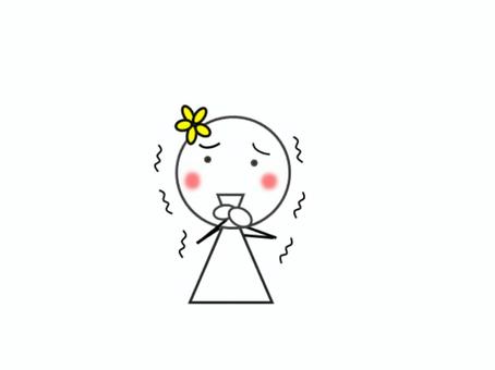苦笑する棒人間 棒人間,苦笑,かわいい,失笑,愛想笑い,作り笑い,うわべ,表情のイラスト素材