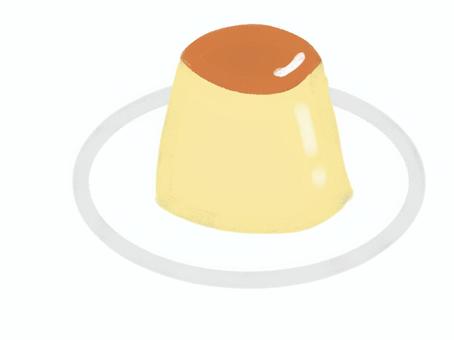 手書きのプリンのイラスト 手書きのプリンのイラスト プリン,プディング,手書き,あまい,おやつ,お菓子,卵,カフェ,休憩,糖分のイラスト素材